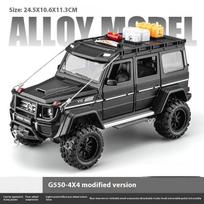 1/24 Scale Benz G550 4X4 Modified Adventure Version Off-road Vehicle Alloy Diecast Model Collection Decorative Gift for Boys juoda