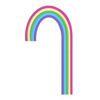 Rainbow Cake Toppers Decoration for Fruit and Dessert Display Multipurpose Cake Embellishment Birthday Party Supplies 4