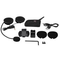 EJEAS V6 Pro 1200M Motorcycle Helmet Bluetooth Intercom Headset for Referee 6 Users