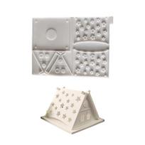 Desk Ornament Mould Flexible Silicone Mold for Miniature House Shaped Decoration Gypsum Molds Jewelry Making Supplies 1