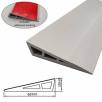 Carpet To Tile Rise Threshold Ramps 60cm Soft Floor Transition Strip Walker Friendly Wear-resistant Home Steps Household