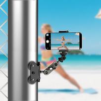 Fence Mount For Phone Magnetic Portable Smartphone Cradles Action Cameras Fence Post Holder For Women Men Teens Adults Recording CN