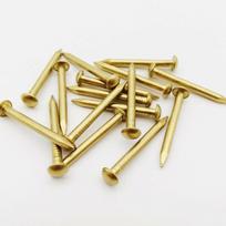 25/50/100pcs Brass Bronze Dia=1.2-3mm L=8-55mm Iron Small Mini Round Head Nail Tack for Jewelry Box Hinge 1.2x8mm  100pcs žalvaris