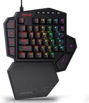 Redragon K585 DITI vienos rankos mechaninė žaidimų klaviatūra, RGB, Red Switch, 42 klavišai (K585-RGB)