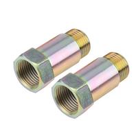 2Pcs 45mm M18*1.5 O2 Oxygen Sensor Extender Extension Spacer Bungs Adapter Yellow juoda