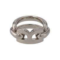 Balenciaga Logo Brass Ring Men rings Silver 748177TZ99S0926 60