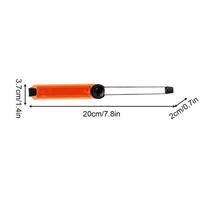 Bicycle trouser straps, swivel buckle reflective leg straps, night riding safety warnings, adjustable trouser leg straps oranžinė