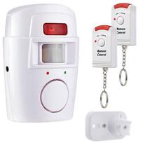 Motion Detector Alarm Battery-Powered Pir Alert Infrared Sensor Alarm Home Security System For Door Shed Garage Caravan one size