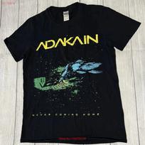 Adakain Band T Shirt Never Coming Home 2015 Promo Crow Size Medium Rare vintage Washed Unisex homme Stylish Versatile graphic S įvairiaspalvis