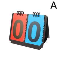 Sports Scoreboard Manual Score Flip Cards Score Counter For Baseball Coaches Tennis Ball Basketball Football Volleyball Sports as the picture