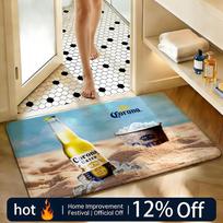 Soft Absorbent Non-Slip Rug Brand Corona Extra Floor Mat Home Decor Doormat Bedroom Floor Mat Shower Carpet 40x60cm