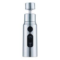 3 Modes Faucet Extender Rotatable Water Tap Filter Nozzle Universal Faucet Aerator  Bathroom sidabras