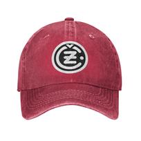 White CZ Guns Logo Denim Cap Casual Baseball Caps Adjustable Hat Summer Unisex Baseball Hats One Size