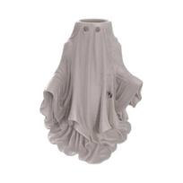 Halloween Ghost Planter, Spooky White Ghost Flower Pot, Small Decorative Plant Container for Garden, Yard, Porch, Tabletop, Indoor Outdoor Decor B
