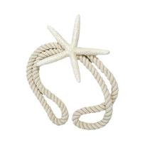Curtain Tiebacks, with Starfish Shape Decorative Curtain Ties, Thickened Cotton Linen Rope Holders for Bedroom Living Room 1pc