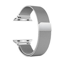 Milanese Strap For Apple Watch Ultra 2 49 46mm 42mm 44mm 40mm 45mm 41mm 38mm Bracelet For iWatch Series 10 9 3 6 5 SE 7 8 Strap 38 40 41 S10 42mm sidabras