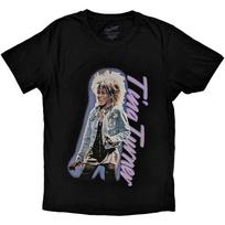 Tina Turner Vertical Logo T-Shirt Black New M