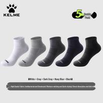 KELME Unisex Training Sports Socks (5-Pair Pack)
