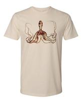 Cottage Cult Clothing Tee T Shirt 100% Cotton Occult Goth Witch Giant Squid S