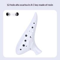 NEW 12 Hole Ocarina Instrument Ocarinas Alto C Tone Professional Resin Ocarina Instrument For Music Lover Beginner