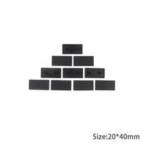 NEW 10Pcs 2020 3030 3060 4040 4080 4545 Plastic End Cap Cover Plate Black For EU Aluminum Profile