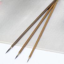 3pcs(S M L)  Art Painting Brush Pen Hook Line Paint Supplies Watercolor Paint Brush