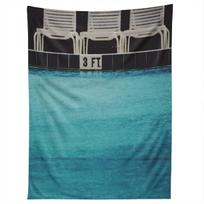 BEL AIR tapestry 75x100 juoda