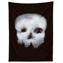DARK CITY tapestry 75x100 juoda