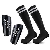 Football leg guard board sock set Children's adult sports shin guard leg guard insert board and knee sports stockings two-piece set