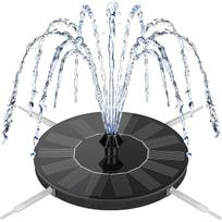 Mademax Solar Bird Bath Fountains, Upgrade 1.4W Solar Fountain Pump with 8 Nozzles & 4 Brackets, Free Standing Floating Solar Powered Water juoda