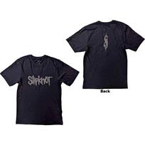 Slipknot Unisex Hi-Build T-Shirt: Logo (Back Print) (Medium) 4XL