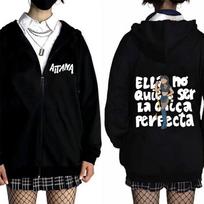 Singer Aitana Zipper Hoodie CUARTO AZUL Print Zip Up Jacket Coat Men Women Fashion Pop Music Hoodies Sweatshirt S