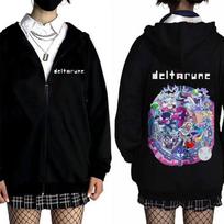 Funny Game Deltarune Merch Zipper Hoodie Men Women Clothing Anime Humor Oversized Streetwear Zip Up Jacket S