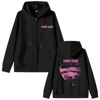 Graphic Zipper Hoodie Men's Women's Casual Vintage Zip Up Hoodies Unisex Fashion Vintage Oversized Streetwear S