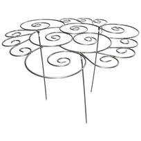 Metal Plant Support Spiral Shape Garden Flower Holder Durable Wire Frame for Outdoor and Indoor Use One Size sidabras