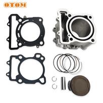 OTOM For LONCIN YBS300 Cylinder Kit Motorcycle Engine Parts 76mm Air Cylinder Block Piston Ring Piston Pin Card Gasket Set