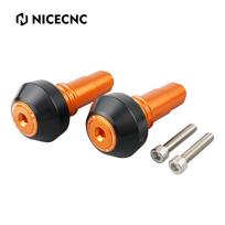 For KTM 690 Enduro SMC SMC R 2008-2025 Frame Sliders Protectors Husqvarna 701 Supermoto/Enduro 2016-2025 GasGas 700 SM/ES 22-25 oranžinė