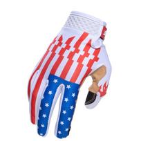 FASTGOOSE Moto Sporto Žvejybos Žygio Pirštinės | Retro Stiliaus Motokrosui MX, BMX, DH, MTB | Kalnų Dviratininkams ir Dviračių Važiavimui Luvas S armijos žalia spalva