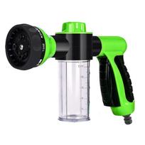 Portable Auto Foam Lance Water Gun High Pressure 3 Grade Nozzle Jet Car Washer Sprayer Cleaning Tool Automobile Garden Wash Tool žalia