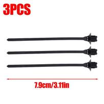 Self-Locking Zip Ties Push-Mount Cable Ties for Car Wire Harnesses Nylon Straps Wire and Cable Management Fasteners 3-50pcs