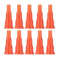10Pcs Butane Nozzle Adapter Reusable Butane Gas Converter Convert Cassette Tank Into Inflatable Tank for Lighter Spray Gun Fill oranžinė