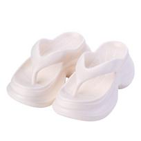 New summer thick-soled flip-flops for women's outer wear trend, increased sense of stepping on shit, thick-soled EVA beach shoes, sandals 35-36 balta