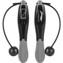 Li Ning Fitness Training Electronic Counting Jump Ropes Fitness Crowd PVC Steel Cables ABS Controller 2.8m Black Gray LBDM780‐2