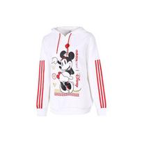 Adidas Neo X Disney CNY Series Minnie Print Hoodie Women Tops White GE7780 L