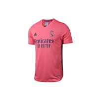 adidas Real Madrid išvykos Authentic Heat.Rdy marškinėliai 20/21 Rožiniai marškinėliai Rožiniai vyriški Streetwear GI6462 S