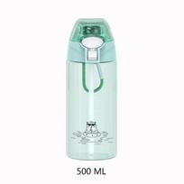 Water Bottle Portable Protein Shaker Bottle With Straw Sports Camping Hiking Children Kid Water Bottle With Lid Plastic Cup