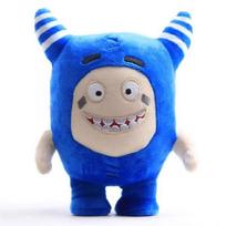 18cm Animacinis Oddbods Anime Pliušinis Žaislas Kareivių Lobių Monstras Minkštas Kimštas Žaislas Fuse Bubbles Zeke Jeff Lėlė Vaikams Dovana 18cm mėlyna