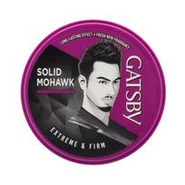Gatsby Mohawk Extreme Firm Styling Hair Wax 25g - Strong Hold Matte Finish for Spikes & Textured Looks