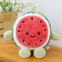 Vasaros arbūzo lėlė pliušiniai žaislai mergaitėms lėlė lėlės vaisių pagalvė lėlė gimtadienio dovana 35cm (0.36kg)