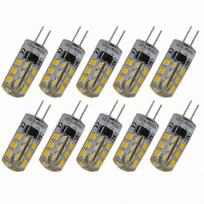 10 Pack G4 AC 220V 2.5W 180LM 3000-3500K SMD 2835 24 LED Warm White Bulbs Lamps Lights